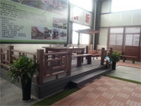 PE WPC扶手模具运用